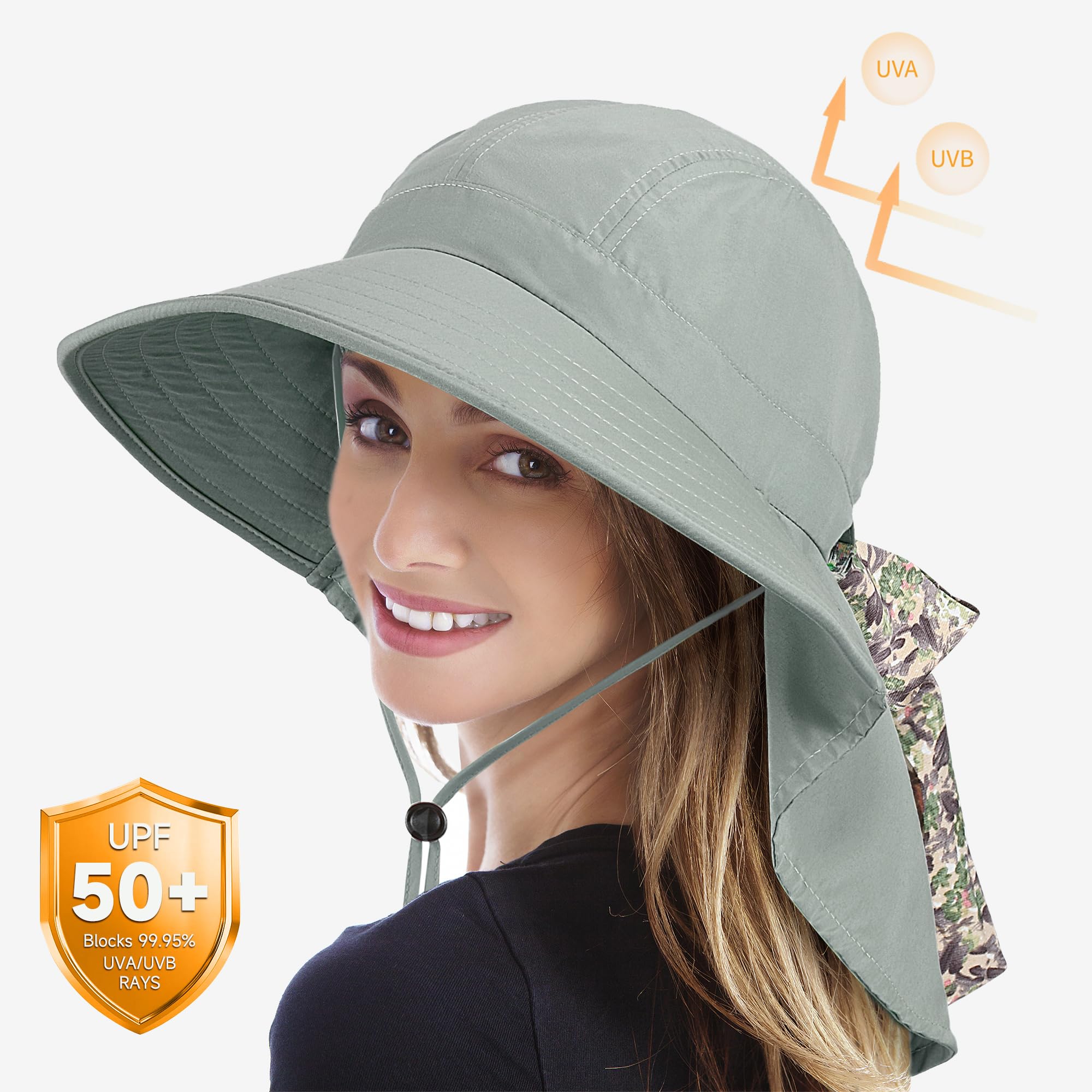 Amazon.com: Solaris Wide Brim Sun Hat for Women, UPF 50+ Sun